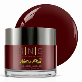 SNS Nail Dip Powder, Gelous Color Dipping Powder - Been There Done That (Red/Brown) - Long-Lasting Acrylic Nail Color Lasts 14 Days - Low-Odor & No UV Lamp required - 1 oz