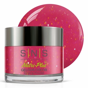 SNS Nail Dip Powder, Gelous Color Dipping Powder - Cadeau (Pink/Fuchsia, Shimmer) - Long-Lasting Dip Nail Color Lasts 14 Days - Low-Odor & No UV Lamp Required - 1 OZ