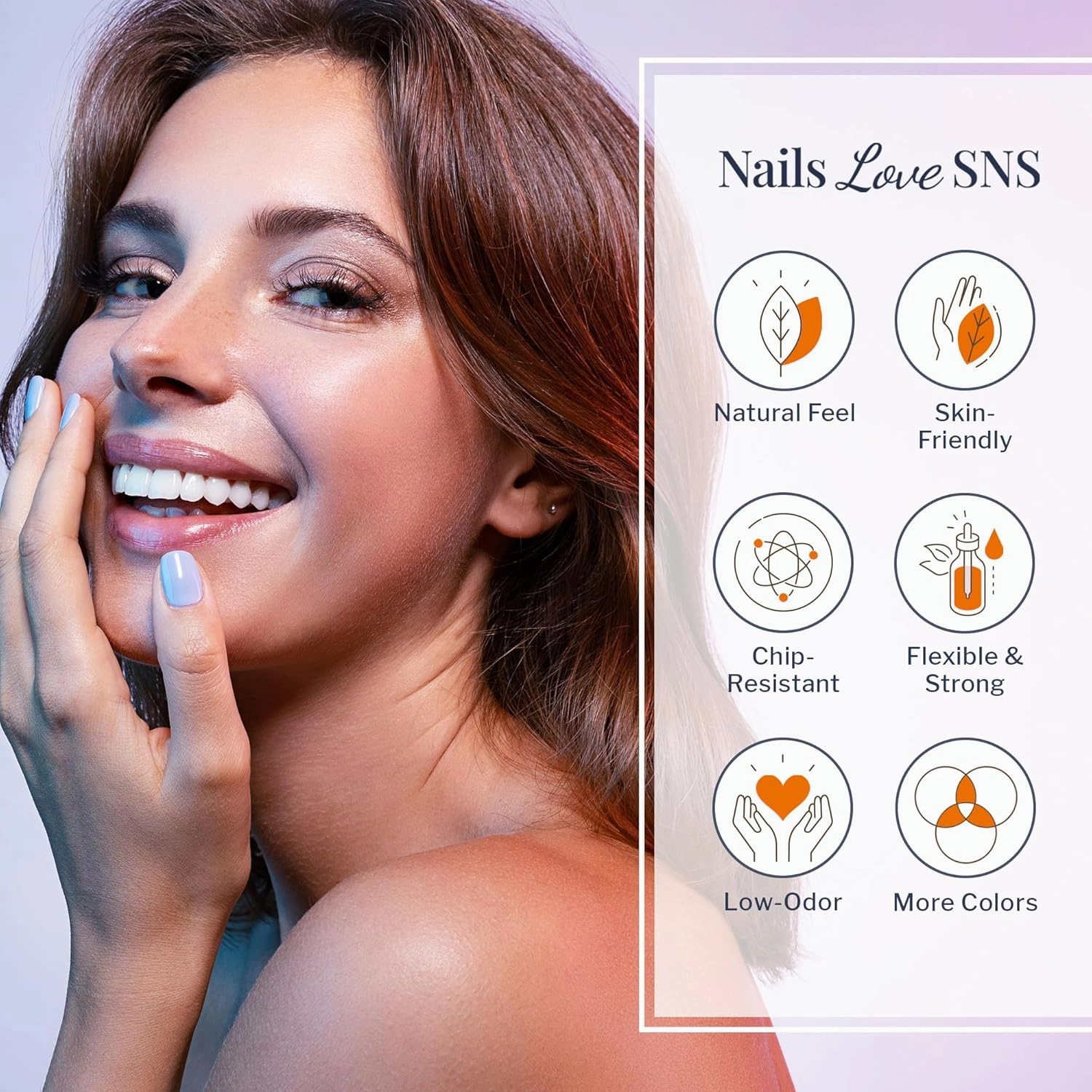 SNS Nail Dip Powder, Gelous Color Dipping Powder - Flirty Baby (Natural, Nudes, Brown/Beige, Taupe, Shimmer) - Long-Lasting Dip Nail Color Lasts 14 Days - Low-Odor & No UV Lamp Required - 1oz