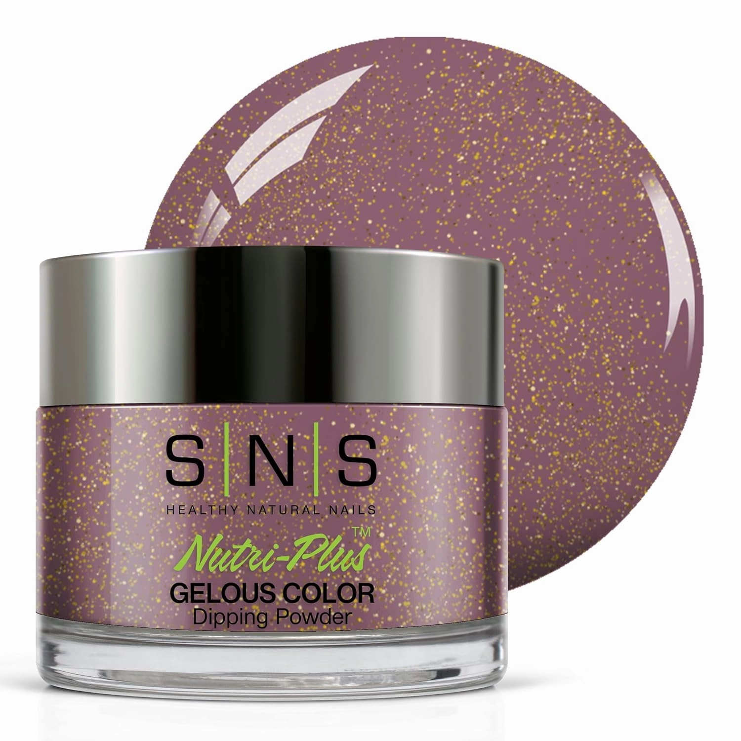 SNS Nail Dip Powder, Gelous Color Dipping Powder - Gilded Opera Haus (Metallic/Bronze, Shimmer) - Long-Lasting Dip Nail Color Lasts 14 Days - Low-Odor & No UV Lamp Required - 1 OZ