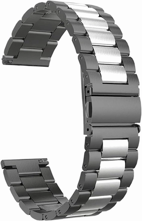 Solid Metal Wristband For Watch Strap, For Quick Release Watch Stainless Steel Strap Replacement 20mm 22mm Bracelet (Band Color : Silver Rose Gold, Band Width : 22mm)