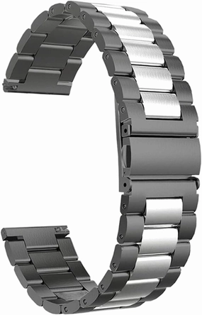 Solid Metal Wristband For Watch Strap, For Quick Release Watch Stainless Steel Strap Replacement 20mm 22mm Bracelet (Band Color : Silver Rose Gold, Band Width : 22mm)