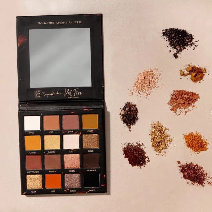 SOSU Cosmetics Hot Fire Remastered Eyeshadow Palette