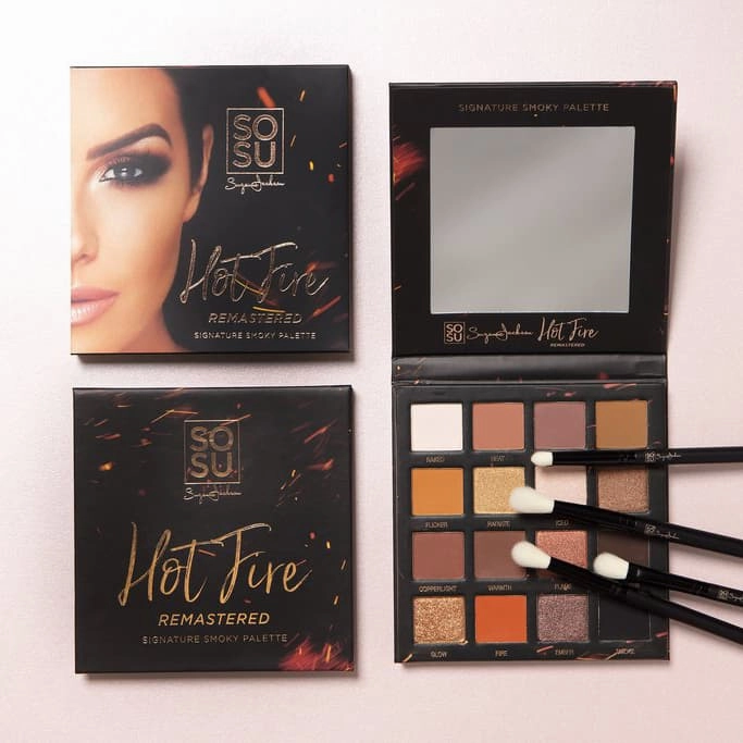 SOSU Cosmetics Hot Fire Remastered Eyeshadow Palette