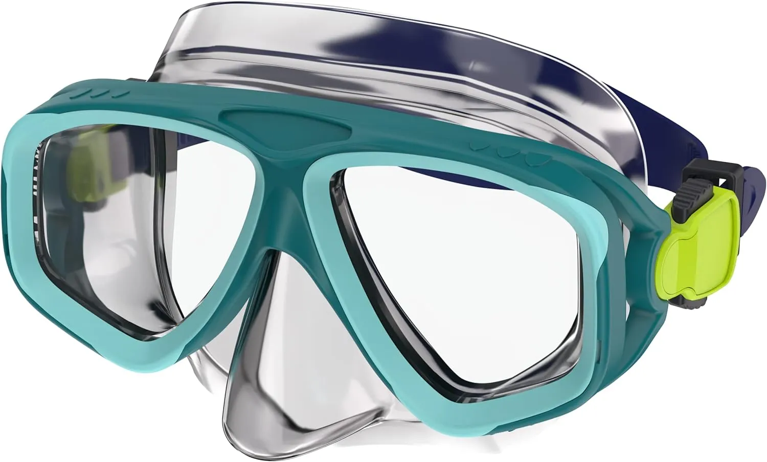 Speedo Unisex-Adult Swim Snorkel Dive Mask Anti-Fog with Nose Cover Adventure Series