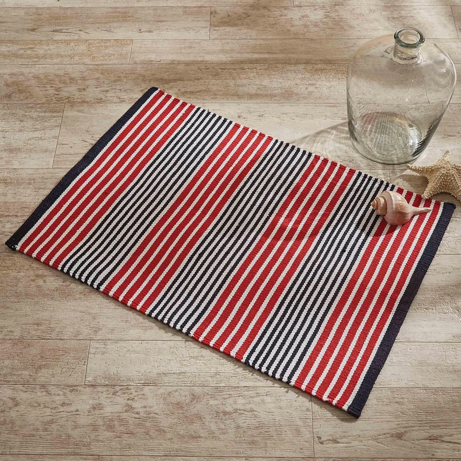 Split P Hudson Stripe Indoor Rug 4' x 6'