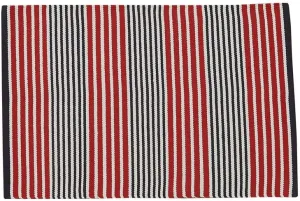 Split P Hudson Stripe Indoor Rug 4' x 6'