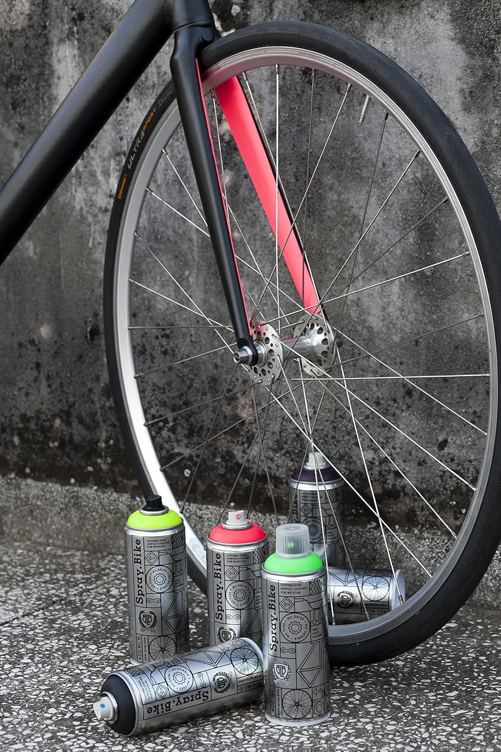 Spray Paint | Designed Mainly for Bicycles | Multi-Use Acrylic Spray Paint for Metal, Plastic | High Coverage Bike Paint, 400ml, Redbridge