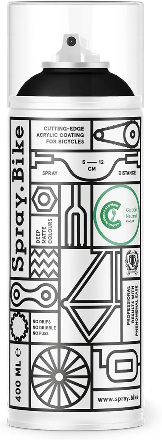 Spray Paint | Designed Mainly for Bicycles | Multi-Use Acrylic Spray Paint for Metal, Plastic | High Coverage Bike Paint, 400ml