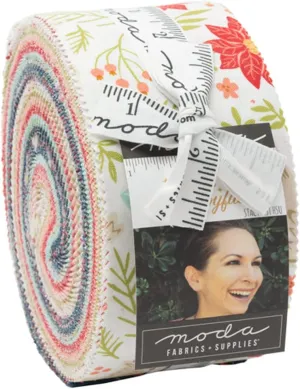 Stacy Iest HSU Joyful Joyful Jelly Roll 40 2.5-inch Strips Moda Fabrics 20800JR, Assorted