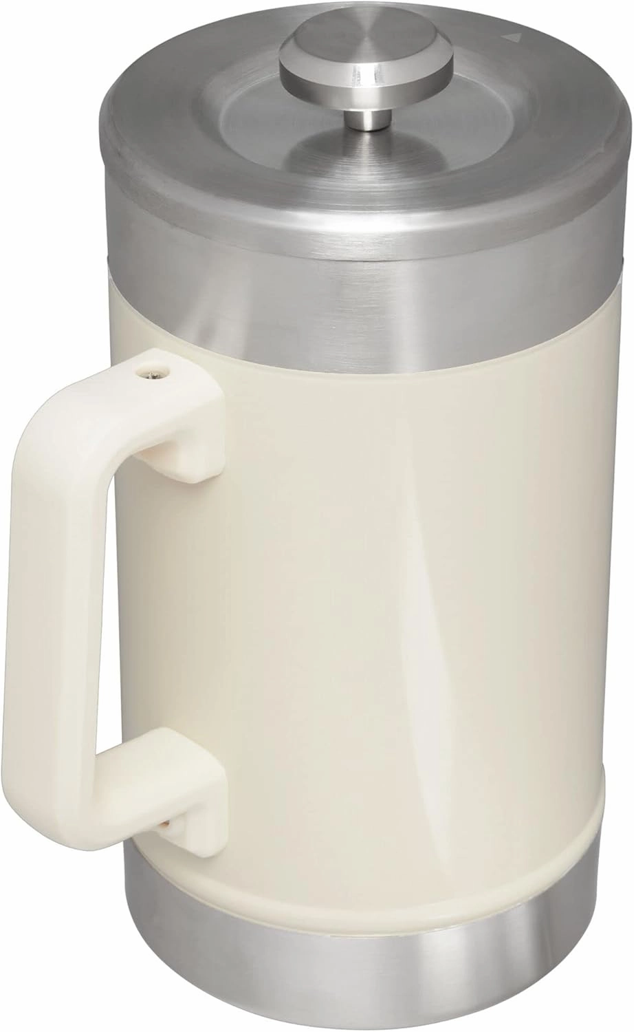 Stanley Classic Stay-Hot French Press Coffee Maker 48 oz | 5 Minute Brew, 4 Hours Hot | Mesh Filter for Coffee Grounds | Insulated Stainless Steel French Press | BPA-Free | Cream Gloss