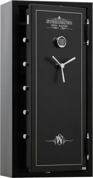 STEELWATER GUN SAFES New and Improved Steelwater Heavy Duty 20 Long Gun Fire Protection for 60 Minutes AMSW592818-blk