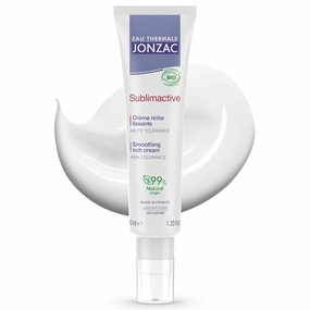Sublimactive Organic Anti-Aging Smoothing Rich Cream for Women - Firms and Smooths Skin - with Shea Butter - Natural Skin Care - Safe for Sensitive Skin - 1.35 fl oz