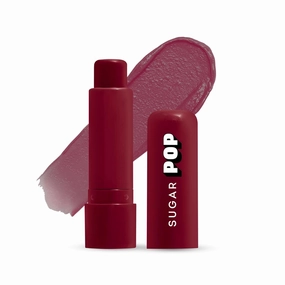 SUGAR_ POP Nourishing Lip Balm with SPF | Shea-Butter & Avocado Oil Infused | Moisturizing & Hydrating | Intense Care | 4.5 gm - 07 Plum