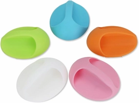 Super Soft Silicone Face Cleanser and Massager Brush Face Scrubber Manual Facial Cleansing Brush Handheld Mat Scrubber for Sensitive Delicate Deep Cleaning Skin Care (5 Pack)