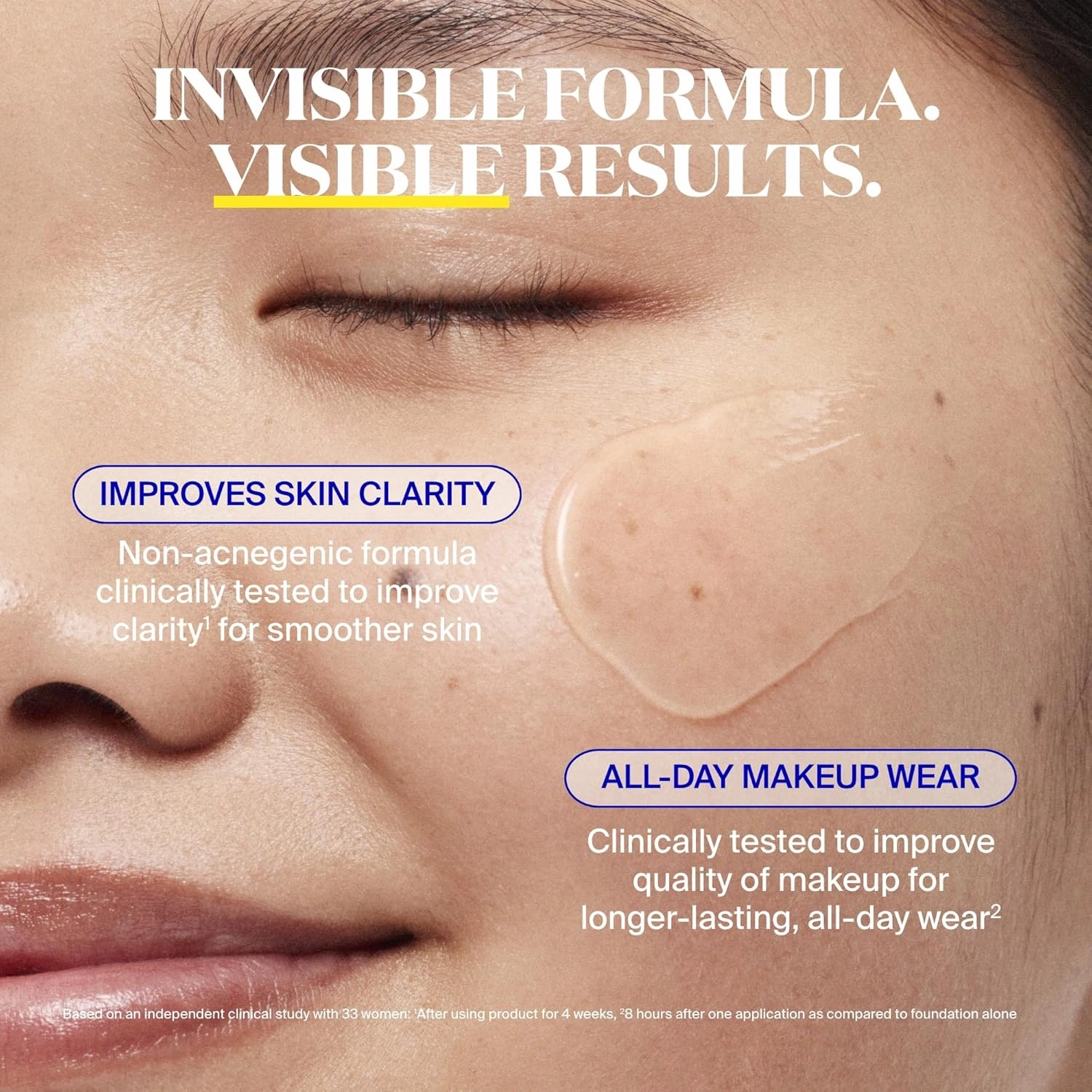 Supergoop! Unseen Sunscreen SPF 50 Invisible Sun Protection for Face - Broad Spectrum Face Sunscreen   Makeup-Gripping Primer - Weightless, Scentless, Oil Free - For All Skin Types - 1.7 fl oz