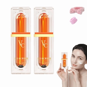 Swarous Vitamin C Multi Vc Natural Makeup Cream, Five Vitamin C Tone-Up Cream, Swarous Vitamin C Makeup Tone Up Cream, Moisturizing 𝐁𝐫𝐢𝐠𝐡𝐭𝐞𝐧ing Concealer Smooth Tone Up Cream (2PCS, One size)