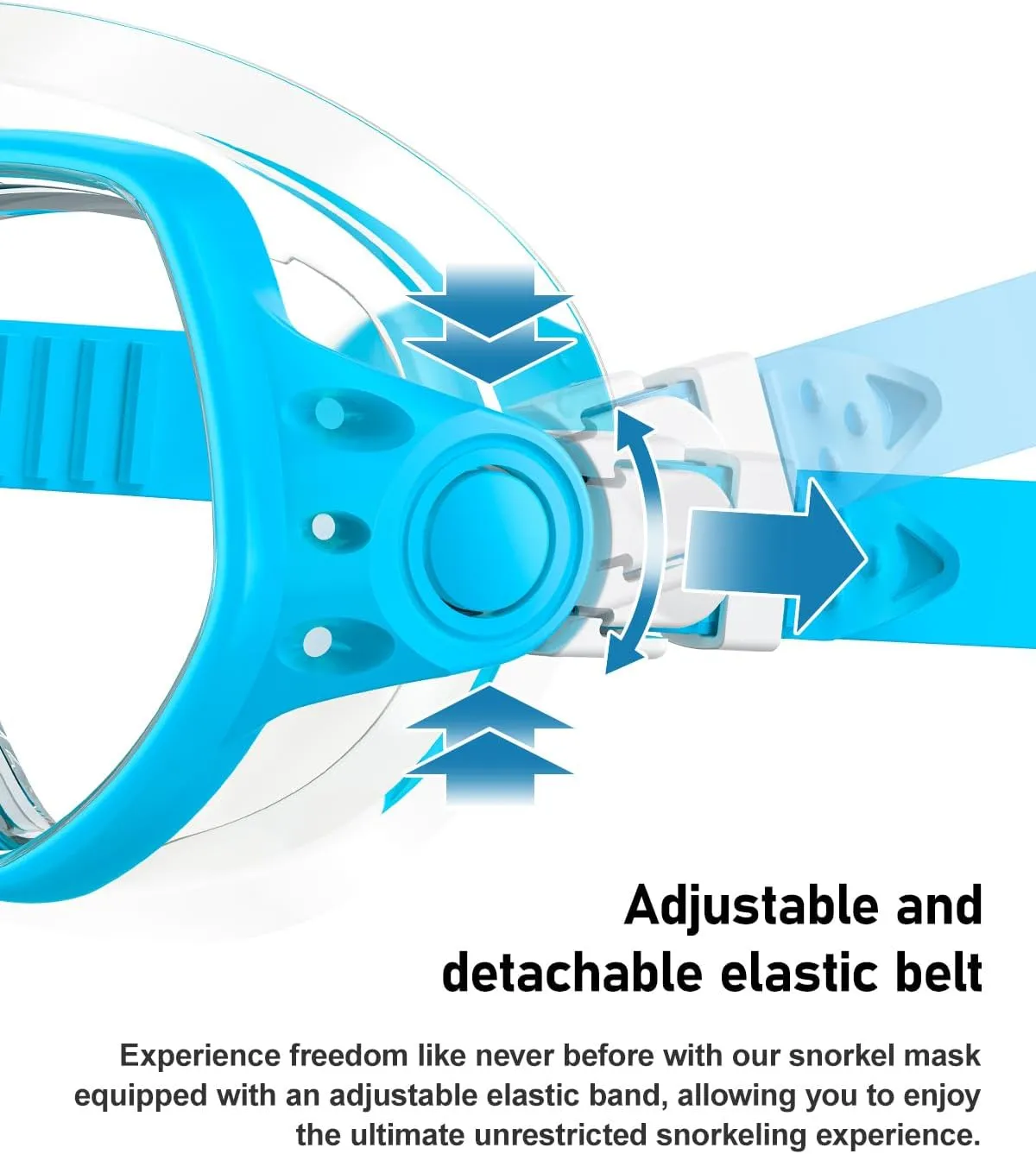 Swim Goggles with Nose Cover, Professional Anti-Fog and Anti-Leak Clear Snorkeling Mask for Adults and Teens, 9 Colors