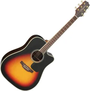 Takamine 6 String Acoustic-Electric Guitar, Right Handed, Sunburst (GD51CE-BSB)