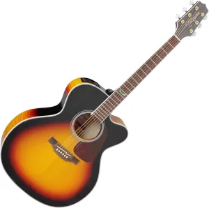 Takamine 6 String Acoustic-Electric Guitar, Right Handed, Sunburst (GJ72CE-BSB)