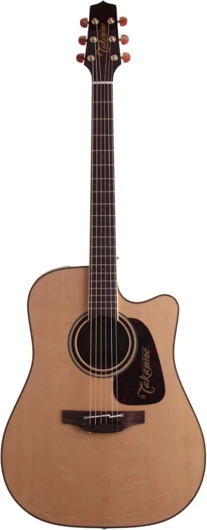 Takamine Pro Series 4 P4DC Dreadnought Body Acoustic Electric Guitar with Case
