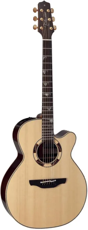 Takamine Pro Series TSF48C Santa Fe NEX Acoustic Electric Guitar, Natural with Case