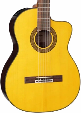 Takamine GC5CE-NAT Acoustic Electric Classical Cutaway Guitar,Natural