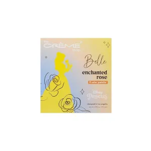 The Crème Shop Disney Princesses Eyeshadow Palette - Captivating 9 Shades for Day to Night Looks | Pigmented, Long-Lasting Beauty (BELLE), Enchanted Rose