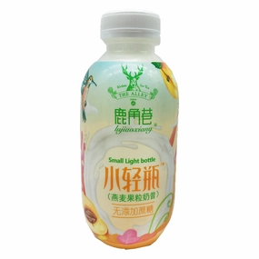 The Alley Small Light Bottle Peach Oat Milk 65g ~ 鹿角巷 小輕瓶燕麥果粒奶昔 - 黃桃味 65g
