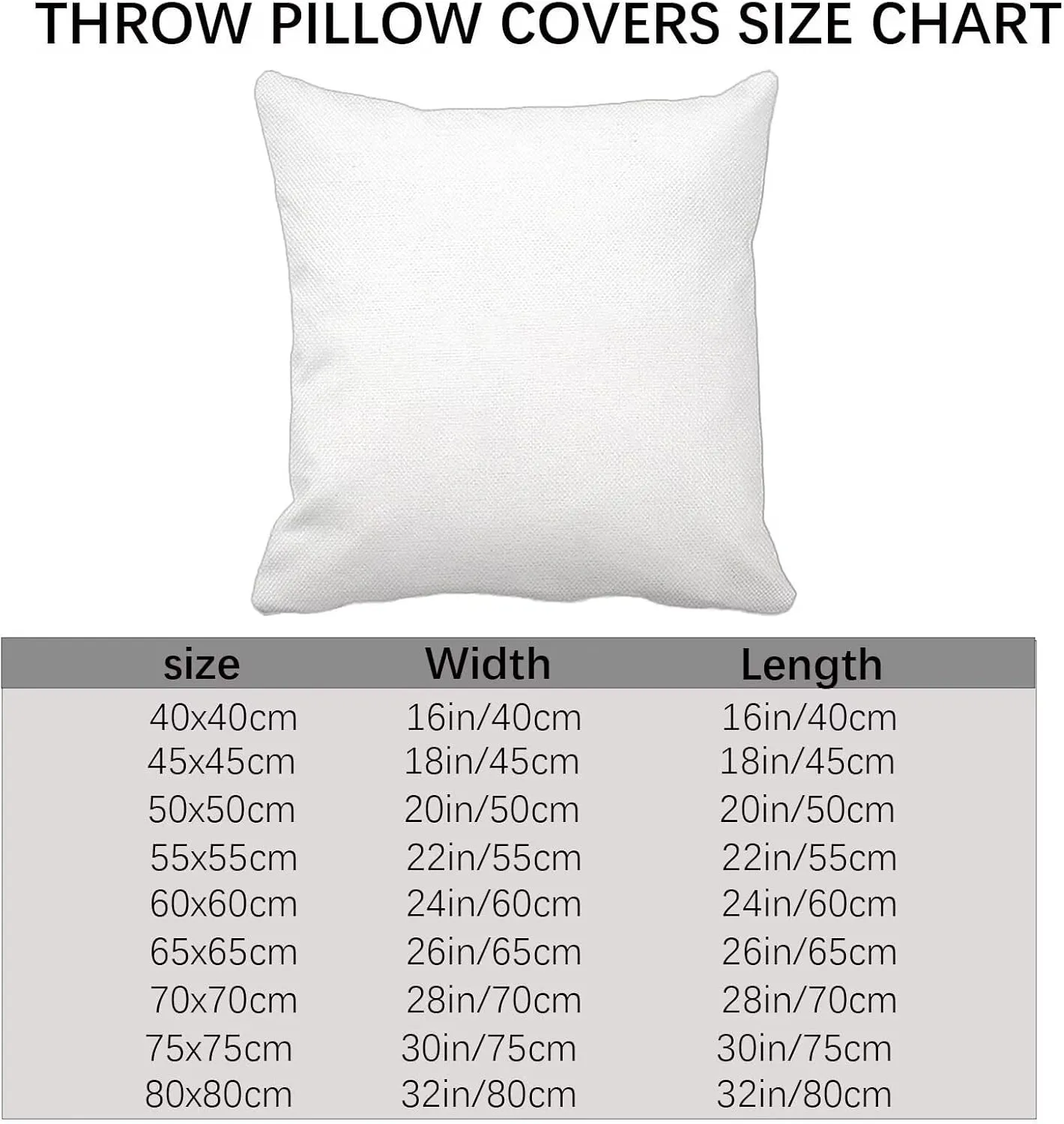Throw Pillow Covers 24x24 in Set of 4 Black and White Square Pillow Covers Geometry Super Soft Pillowcases for Spring Decor Outdoor Cushions with Invisible Zipper for Sofa Living Room Home Decor J-U