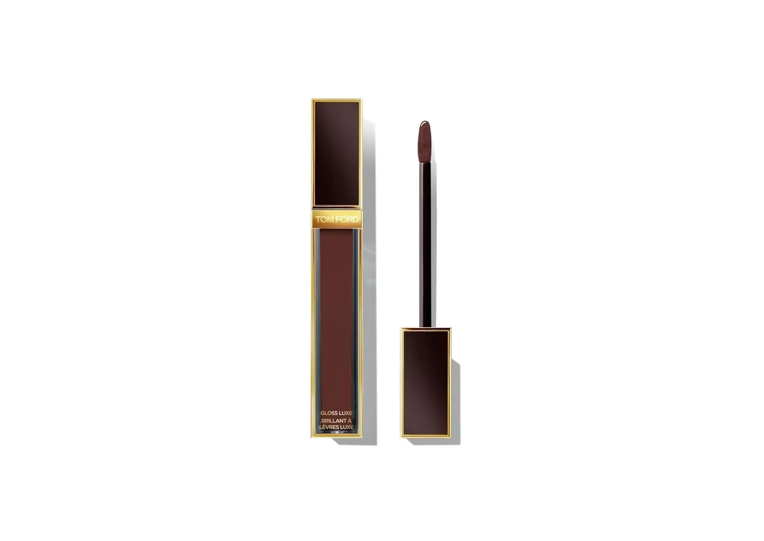 TOM FORD Gloss Luxe Lip Gloss Color: 20 Phantôme - deep warm brown