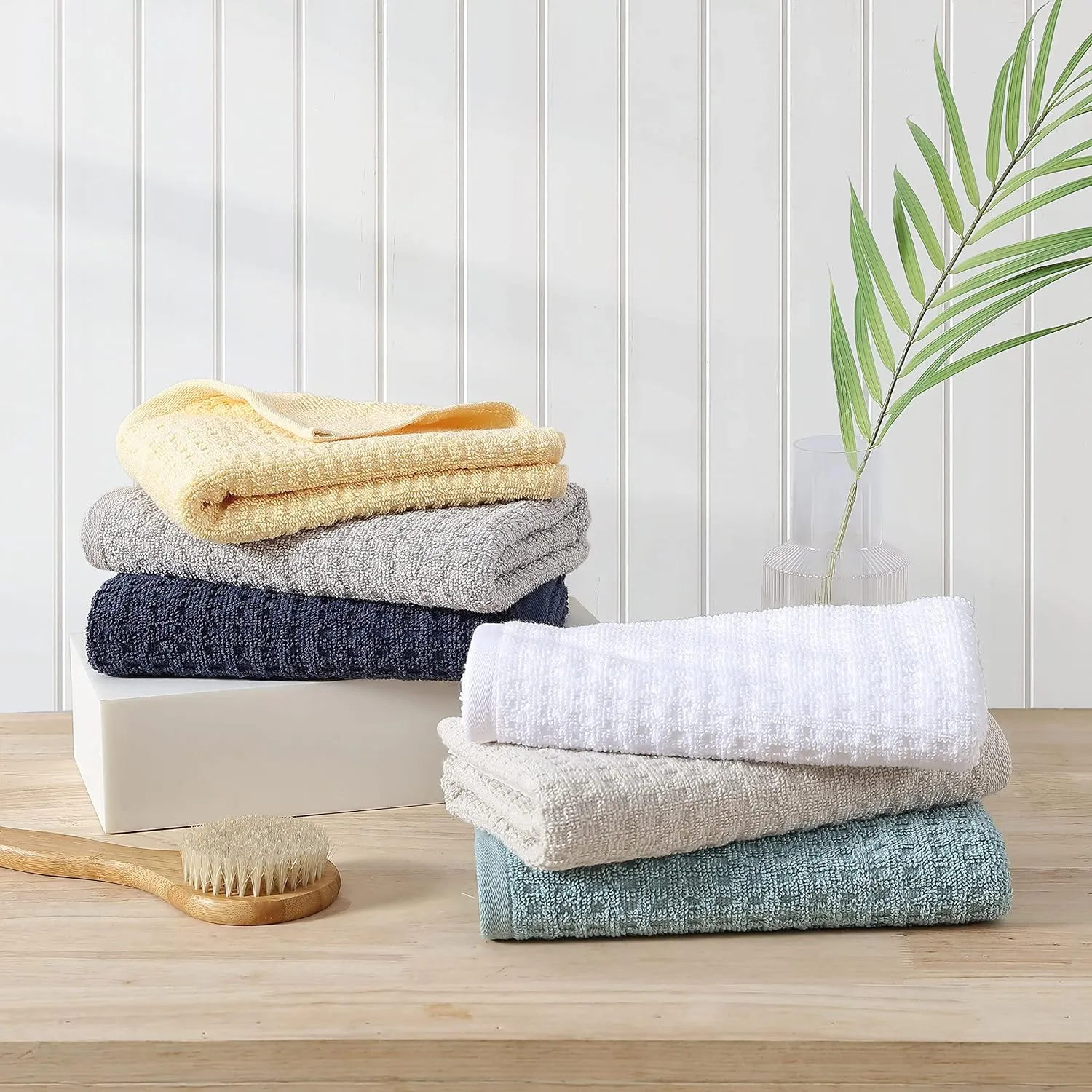 Tommy Bahama - Hand Towels, Soft & Absorbent Cotton Towels, Low Linting & Fade Resistant (Northern Pacific Grey, 2 Piece)
