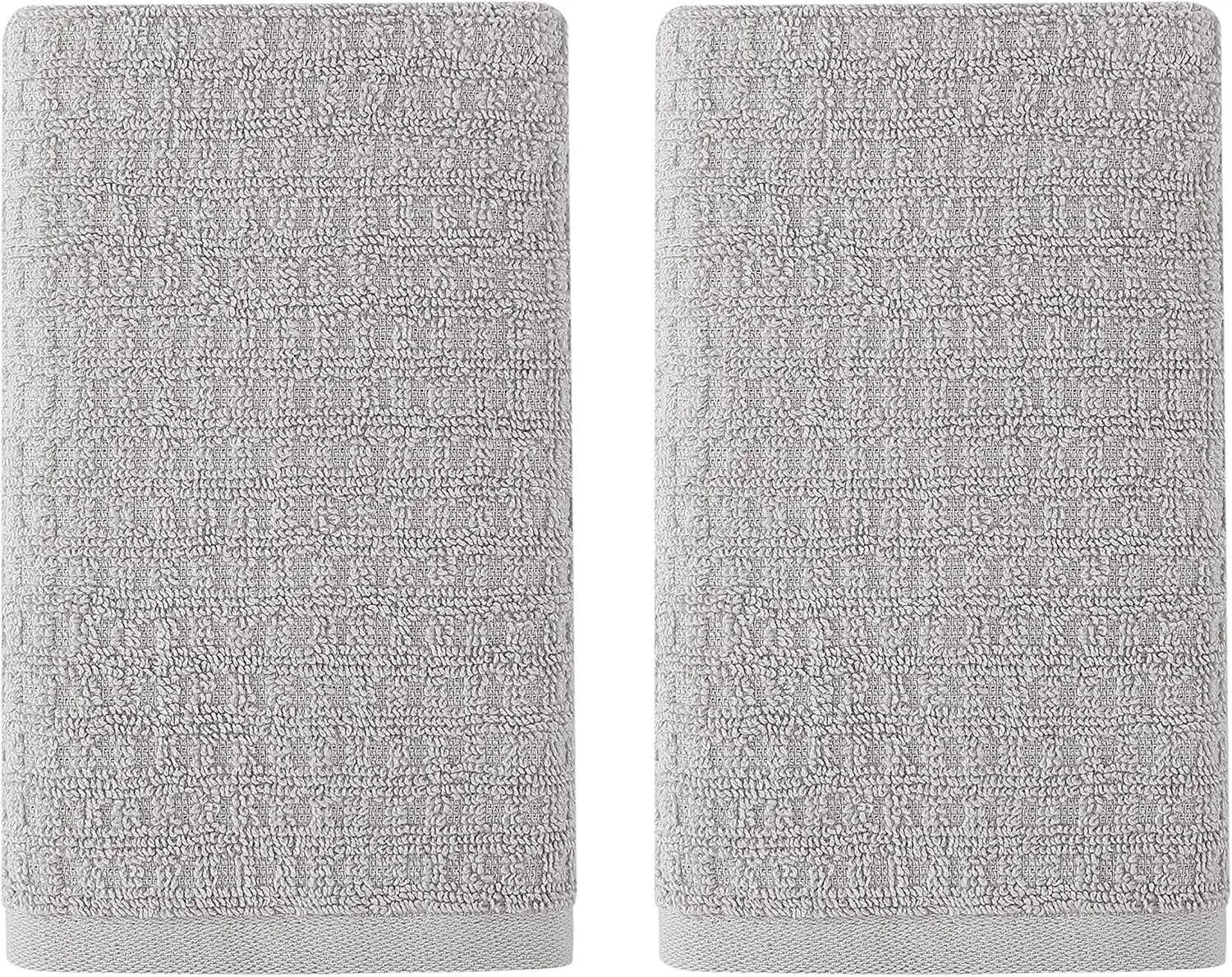Tommy Bahama - Hand Towels, Soft & Absorbent Cotton Towels, Low Linting & Fade Resistant (Northern Pacific Grey, 2 Piece)