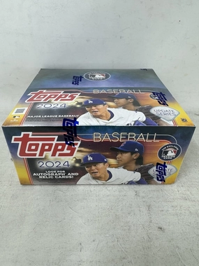 Topps 2024 Baseball Updates Retail Display Box - 80 Count - Mint Grade - Baseball Collectible Card Box