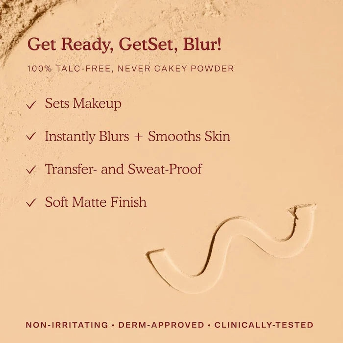 Tower 28 Beauty GetSet Blur   Set Talc-Free Pressed Setting Powder : Balboa Banana