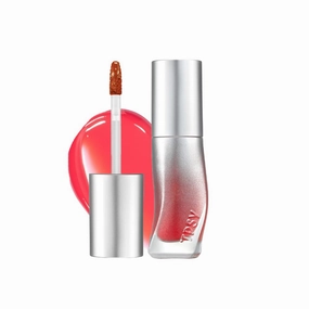 TPSY Juicy Lip Plumper (03 Wild) - Orange Red, Tinted Lip Plumping Gloss, Volumizing & Hydrating, for Fuller Lips, Non-Sticky Glossy Finish, Vegan