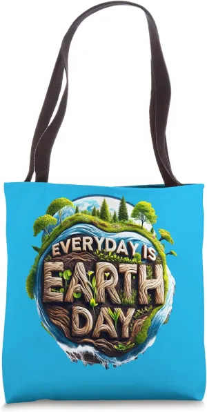 TrendingDesigns: Gaia's Embrace - Earth Day Tribute Tote Bag