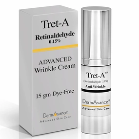 Tret-A Anti Aging Face Cream - Retinaldehyde 0.15% Lotion for Advanced Anti-Aging and Radiance - Face Lotion for Women - Facial Anti-Wrinkle Care 15ml
