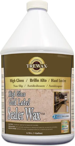 Trewax Professional Gold Label Sealer, Gloss, 1-Gallon