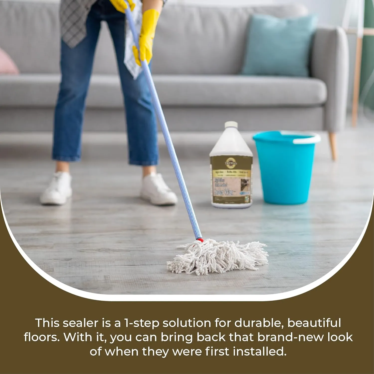 Trewax Professional Gold Label Sealer, Gloss, 1-Gallon
