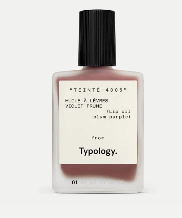 Typology Lip Care Duo Tint & Hydrate - Plum Purple Lip Oil & Repairing Lip Masque