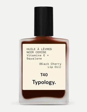 Typology Tinted Lip Oil - Black Cherry & Complimentary Premium Korean BlueBerry Sheet Masque