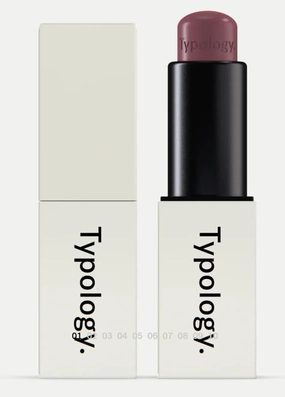 Typology Tinted Replenishing Lip Balm - Plum Purple & Complimentary Korean Face Sheet Masque