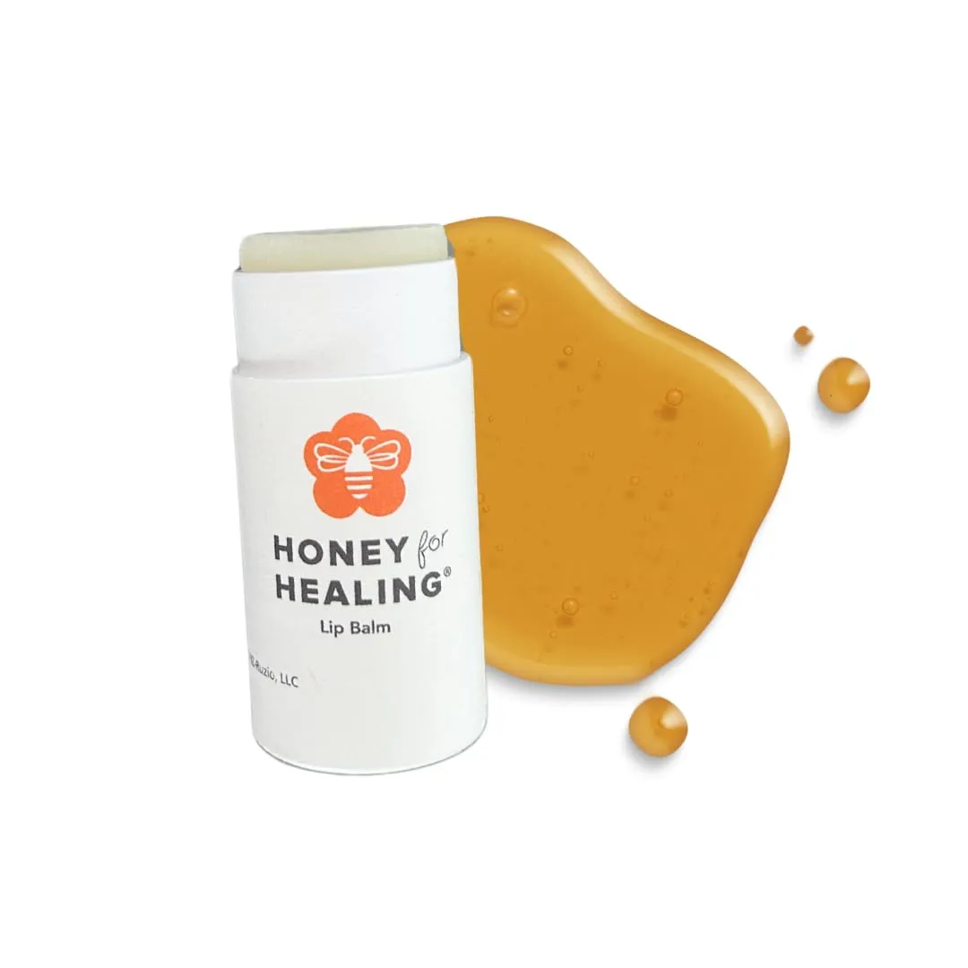 Ultra-Hydrating Formula Made with Manuka Honey 15  UMF, Coconut Oil, Beeswax | 12  Hour Moisture, Zero Waste Recyclable Tube | 0.25 oz / 7 gr (Natural)