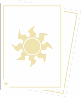 Ultra PRO - Mana 8 105ct Apex Deck Protector Sleeves - Plains for Magic: The Gathering, Protect & Store Collectible Cards, Sports Cards, MTG, D&D Cards, Sized to Fit Standard Size Cards