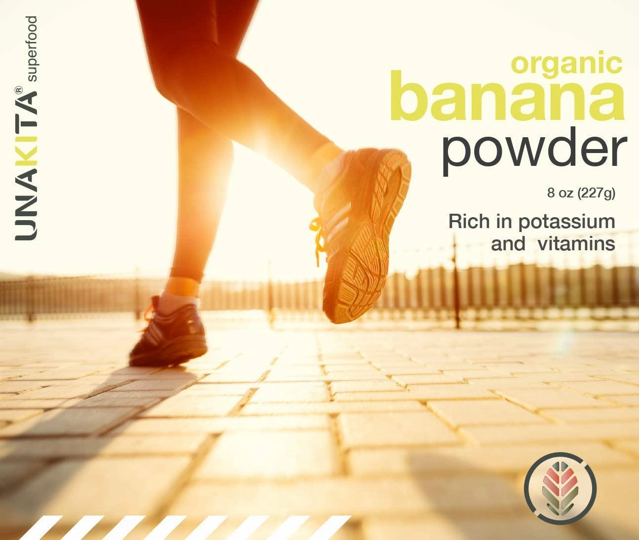 Unakita Organic Banana Fruit Powder, All Natural, Gluten-Free, Freeze-Dried, Raw, Vegan, No Fillers, Non-GMO, Source of Fiber and Vitamins, Super Food, Great Source of Protein for Smoothies (8oz).