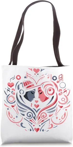 Urban Love — Hip-Hop & Valentine's Day Inspired Design Tote Bag
