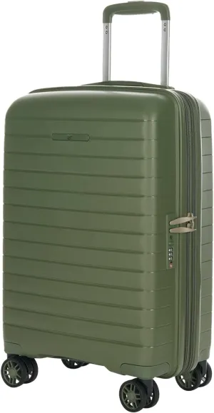 VERAGE Carry On Luggage With Spinner Wheels, Expandable Hardshell Spinner Suitcase for Travel, TSA Approved, (Carry-On 20-Inch, Green)