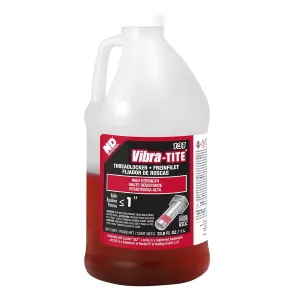 Vibra-TITE - 13100 131 Permanent Strength Anaerobic Threadlocker, 1 Liter Jug, Red