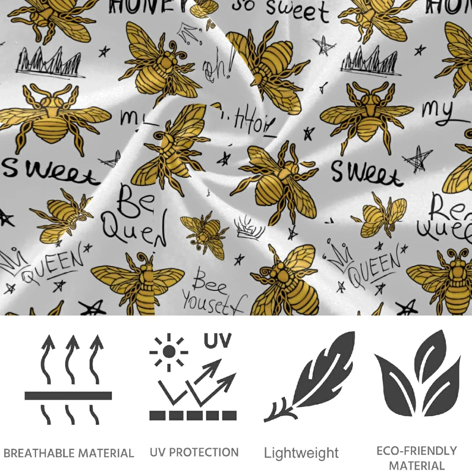 visesunny High Waist Yoga Pants with Pockets Golden Fleur-de-lis Pattern Buttery Soft Tummy Control Leggings